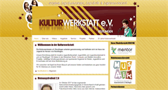 Desktop Screenshot of kulturwerkstatt.de