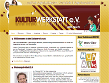 Tablet Screenshot of kulturwerkstatt.de